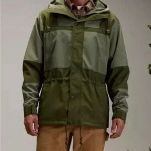 Alpine Design Men's Two-Tone Green Raincoat